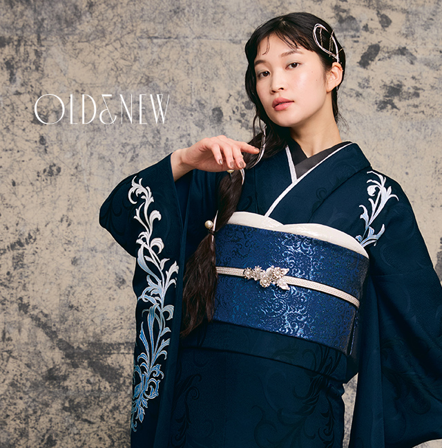 金彩にフリルがcool♡振袖フルセット　成人式前撮り　長襦袢ご希望の方に 金彩にフリルがcool♡振袖フルセット 成人式前撮り 長襦袢ご希望